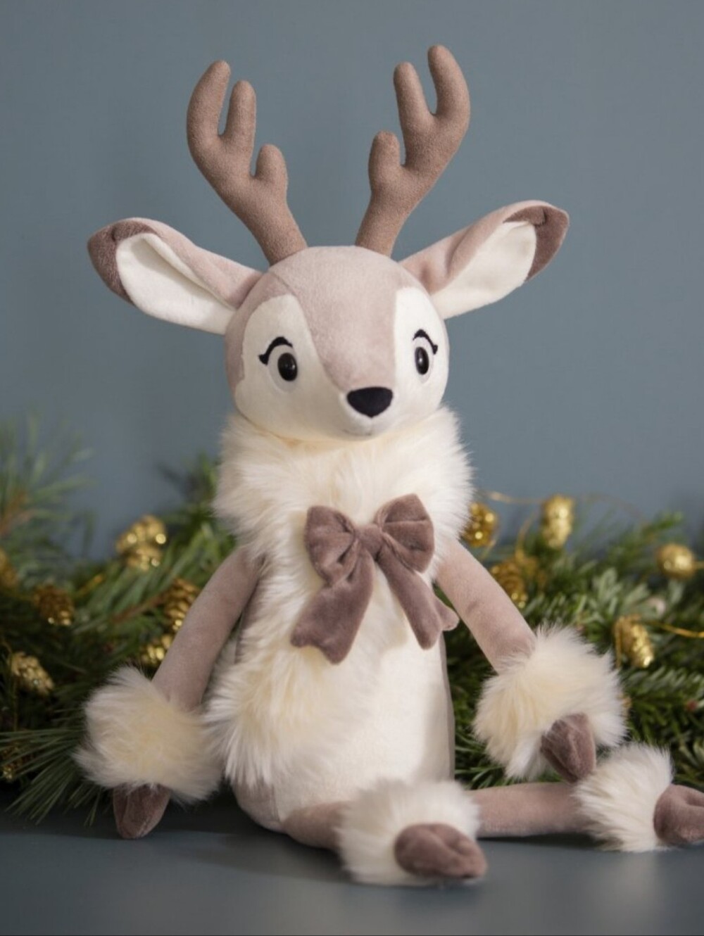 Jellycat Joy Reindeer Medium Plush Toy - Picture 2 of 14